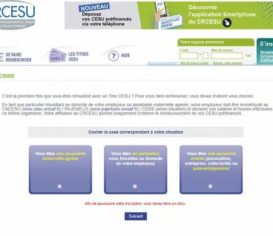 Où trouver le code Nan CESU ?