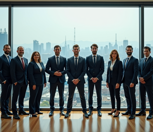 Pays le plus industrialisé en 2025 : top classement mondial des nations Groupe de professionnels devant une vue industrielle