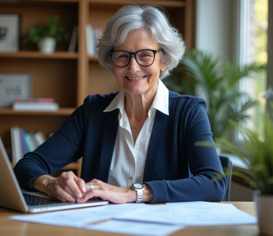 Optimiser sa retraite : découvrir les meilleures options pour augmenter ses revenus Femme d'âge moyen travaillant à son bureau à domicile