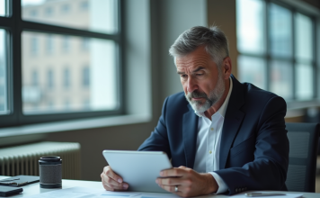 Réductions des taux fédéraux : comprendre leur fonctionnement et intérêt Homme d'affaires en réunion avec documents financiers